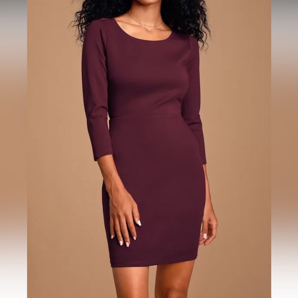 Lulus Bodycon Backless Dress
